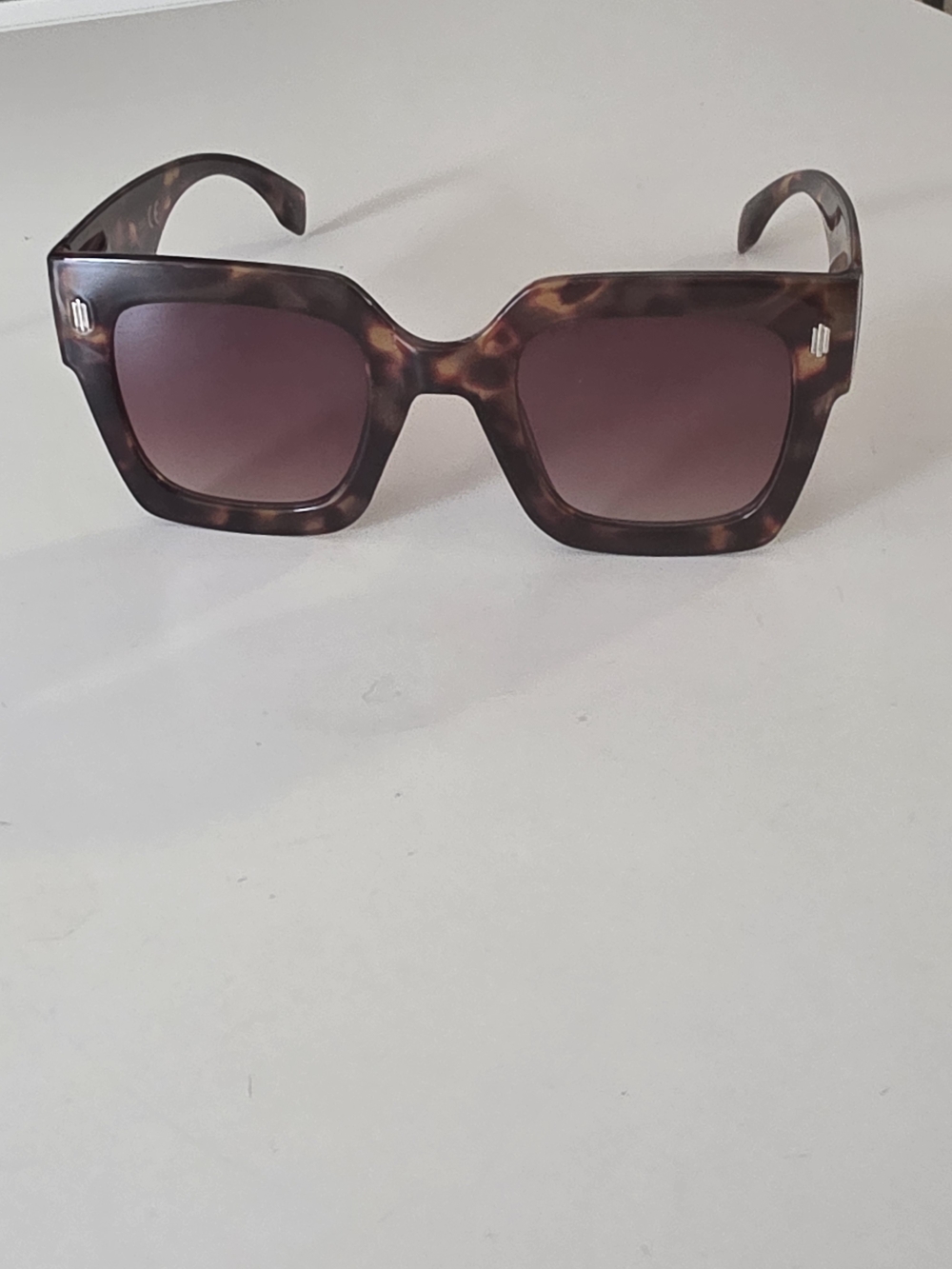 Tortoiseshell Square Frame Sunglasses - Women Accessories
